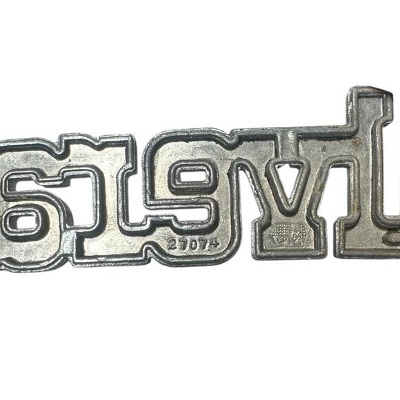 73-80 Chevrolet Chevy Silverado 10 Truck Fender Emblem 1973-1980 OEM Vintage - Picture 5 of 5